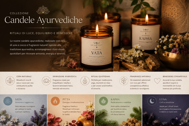 Candele del Benessere Ayurvedico