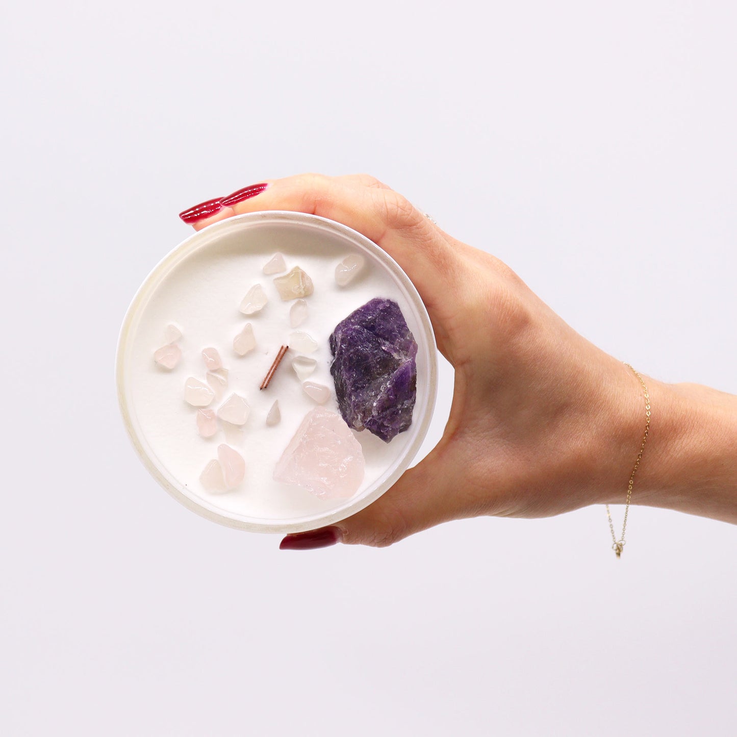 Candela Cristallo Chakra del Terzo Occhio